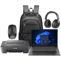 Lenovo Laptop 82YU010NSA - V15 AMD Ryzen 3 8/256 Printer+Bag+Mouse+Headphone