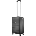 Travelwize Maple ABS 55cm 4-Wheel Spinner Luggage - Black