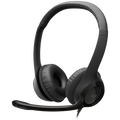 Logitech(R) H390 USB Computer Headset - Midnight Black