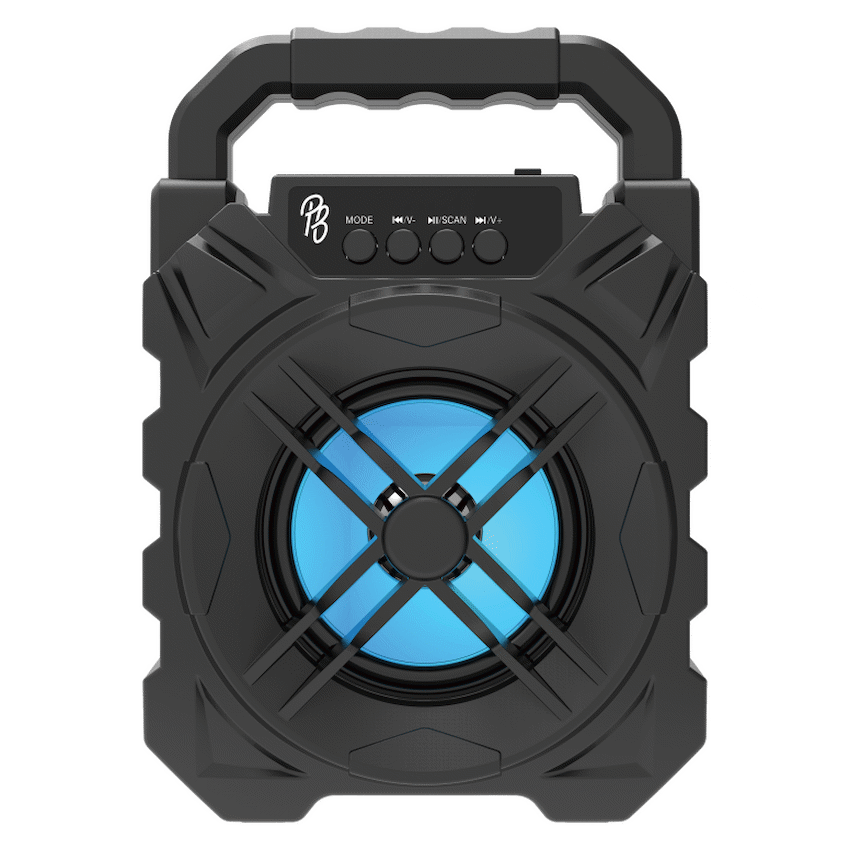 Pro Bass Tank 4"" Series Bluetooth Speaker - Black