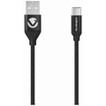 Volkano Weave Series Fabric Braided Micro-USB Cable 3m - Black