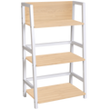Everfurn Orchid Bookshelf with Powder-Coated Steel Frame