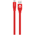Volkano Slim Series Flat PVC Type-C Cable 1.2m - Red