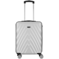Travelwize Terra ABS 67cm 4-Wheel Spinner Luggage - Silver