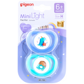 Pigeon - MINILIGHT PACIFIER (2 PC) M DINO B/DAY/ HEDGEHOG