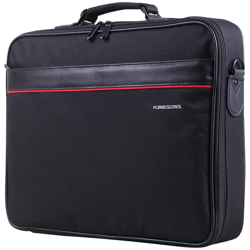 Kingsons 15.6"" Black Shoulder Bag - Office Series
