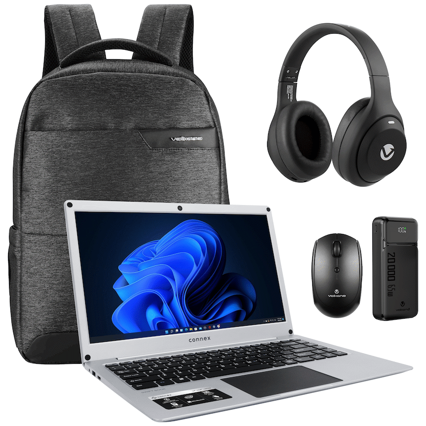 Connex SL256 Laptop - 14"" Celeron N4020 8GB/256SSD W11HOME BAG-MOUSE-HEADPHONE-POWERBANK-EXEC