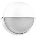 Ellies Arc Series - Large AC Round Bulkhead - Aluminium + Glass - E27 Base -WT