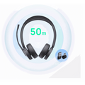 Yealink BH70 Dual Bluetooth Headset Teams Certified USB-C/A Connection