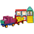 73 Magnetic Tiles, Windows, Stickers and Snowmen