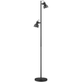 Switched Rosara Series Metal Floor Lamp - Black