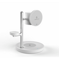 Volkano Lumen Series 3-in-1 Magnetic 25W Qi2.2 Wireless Charging Station - White