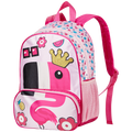 Quest Satin Backpack Flamingo