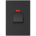 Ellies 32A 2 Pole Isolator Switch with Light 2x4 (60mmx100mm) -BK