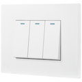 Ellies 3 Lever 1 Way Switch 2x4 (60mmx100mm) -WT