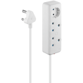 SWITCHED 3 Way Multiplug - White