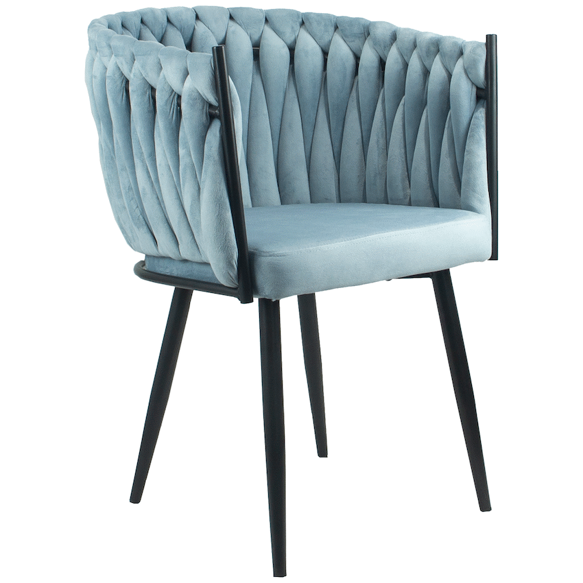 Opulent Casual Chair Hazy Blue - Single