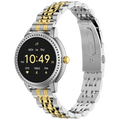 Volkano Ayla Collection Round Smartwatch With 2 Colour Metal link Strap