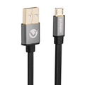 VolkanoX Couple Series Micro USB Premium Twin Pack 3m Charge/Data Cable - Black
