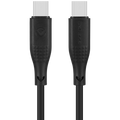 Volkano Nova Series USB C to USB C 100W 1.2m TPE cable-Black