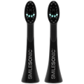 2 Replacement toothbrush heads - Black