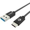 Rocka Blitz Series USB Type-C to USB 3.0 Cable 1.5m - Black Metal Flexi