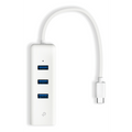 UE330C USB Type-C 3-Port Hub & Gigabit Ethernet Adapter