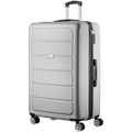 Travelwize Maple ABS 85cm 4-Wheel Spinner Luggage - Silver
