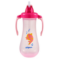Pigeon Tall Straw Bottle - Pink