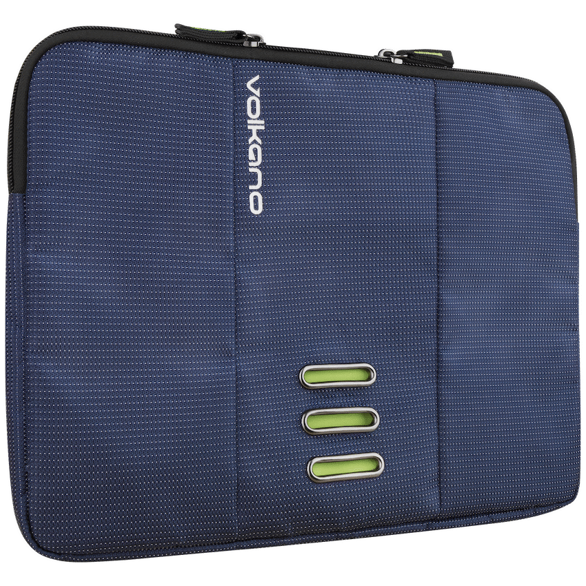 Volkano Latitude Laptop Sleeve 15.6"" - Navy/Lime