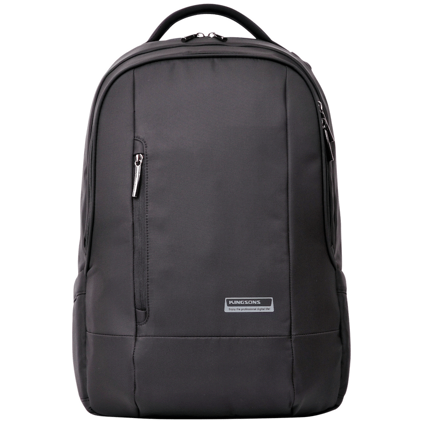 Kingsons 15.6"" black laptop backpack - Elite black series