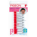 Pigeon Safety Pin (S) 9 Pcs/Card