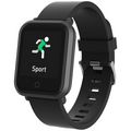 Volkano Active Tech Serene Series Watch with Heart Rate Monitor - Black