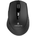 Volkano Chrome Series Wireless Mouse - Black