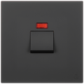 Ellies 50A 2 Pole Isolator Switch with P/Light 4x4 (100mmx100mm) -BK