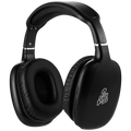 Pro Bass Retro Bluetooth Wireless Headphone with PU Case - Black