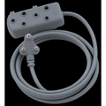 Ellies Side by Side Heavy Duty Extension Lead - 3M - GR