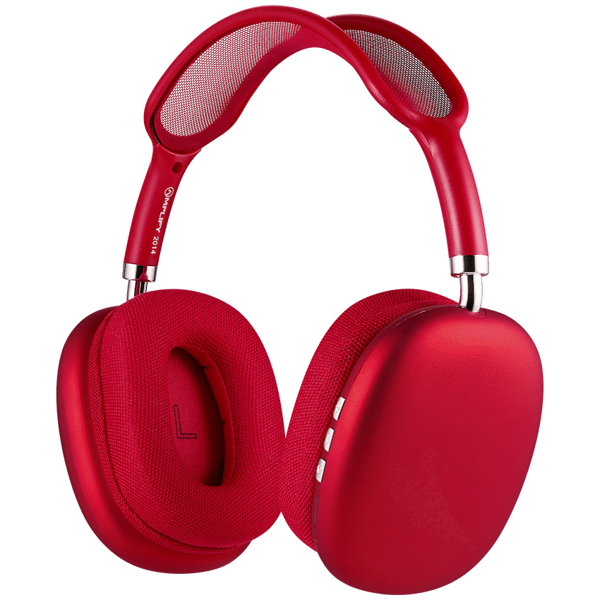 Amplify Stellar Series Bluetooth Headphones - Red