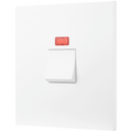 Ellies 50A 2 Pole Isolator Switch with P/Light 4x4 (100mmx100mm) -WT