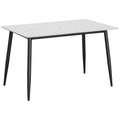 Everfurn Theo Dining Table, Sintered Stone Top - White