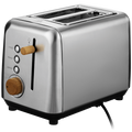 Boden Stark Anson Collection 2-Slice Stainless Steel Toaster