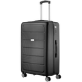 Travelwize Maple ABS 75cm 4-Wheel Spinner Luggage - Black