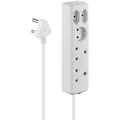 SWITCHED 5 Way Multiplug - White