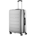 Travelwize Maple ABS 75cm 4-Wheel Spinner Luggage - Silver