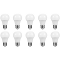 SWITCHED 5W A60 Light Bulb E27- Warm White - 10 Pack