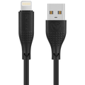 Volkano Nova Series USB A to Lightning charging cable 10W TPE-Black