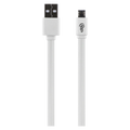 Pro Bass Energize Series Packaged Micro USB Cable - White
