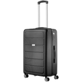 Travelwize Maple ABS 65cm 4-Wheel Spinner Luggage - Black