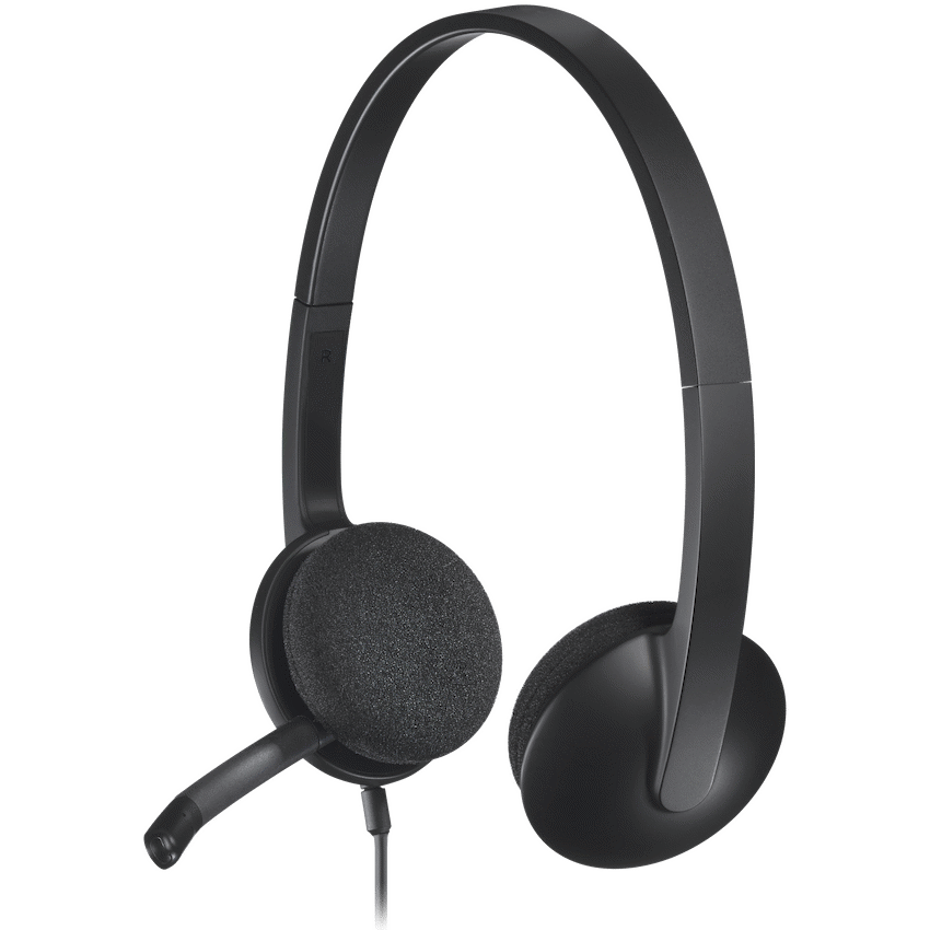 Logitech(R) H340 USB Computer Headset - Black