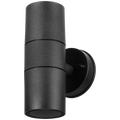 Ellies Ash Series AC dual beam wall light - Nylon Carbon Fiber - GU10 Base- BK